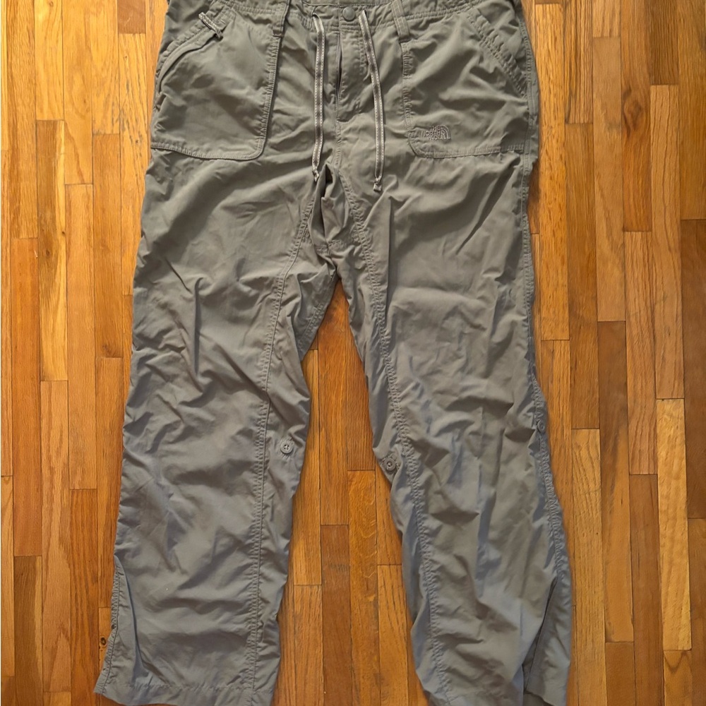 The North Face Gray Track Pants with Relaxed Fit
